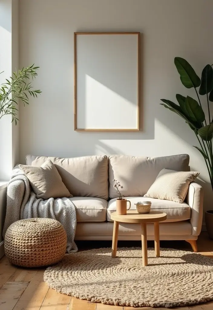 25 Living Room Condo Ideas That Make Small Spaces Feel Big - 6. Layered Textures