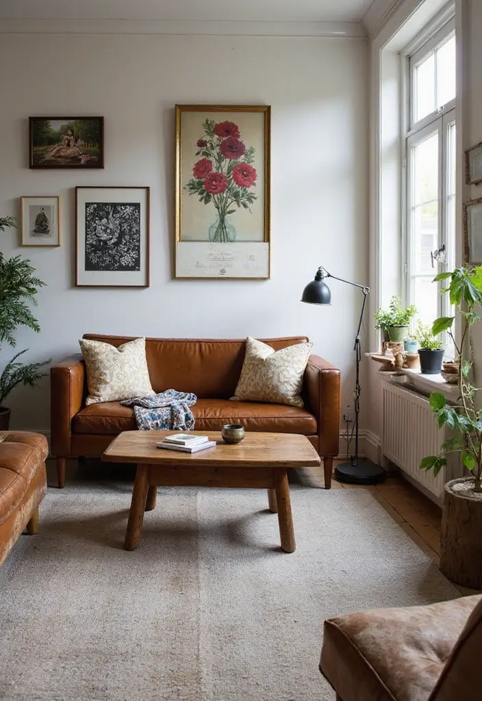 26 Small Eclectic Living Room Ideas That Feel Creative and Cozy - 8. Find Unique Furnishings