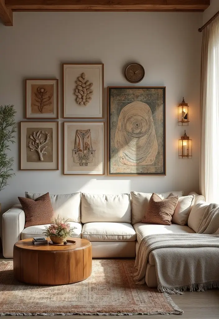 27 Artsy Living Room Decor Ideas That Feel Creative and Personal - 19. Incorporating Local Artisans' Work