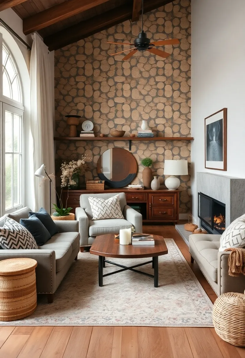 27 Cozy Living Room Ideas That Make Any Space Feel Inviting - 19. Bringing in Textures