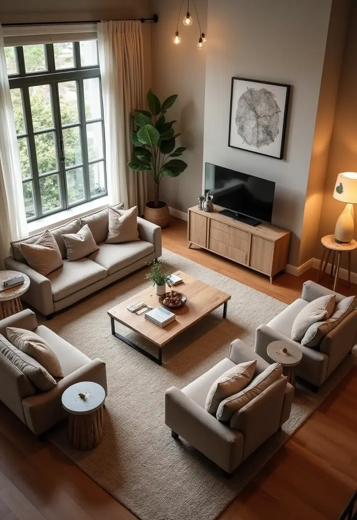 27 Cozy Living Room Ideas That Make Any Space Feel Inviting - 2. Inviting Furniture Arrangements