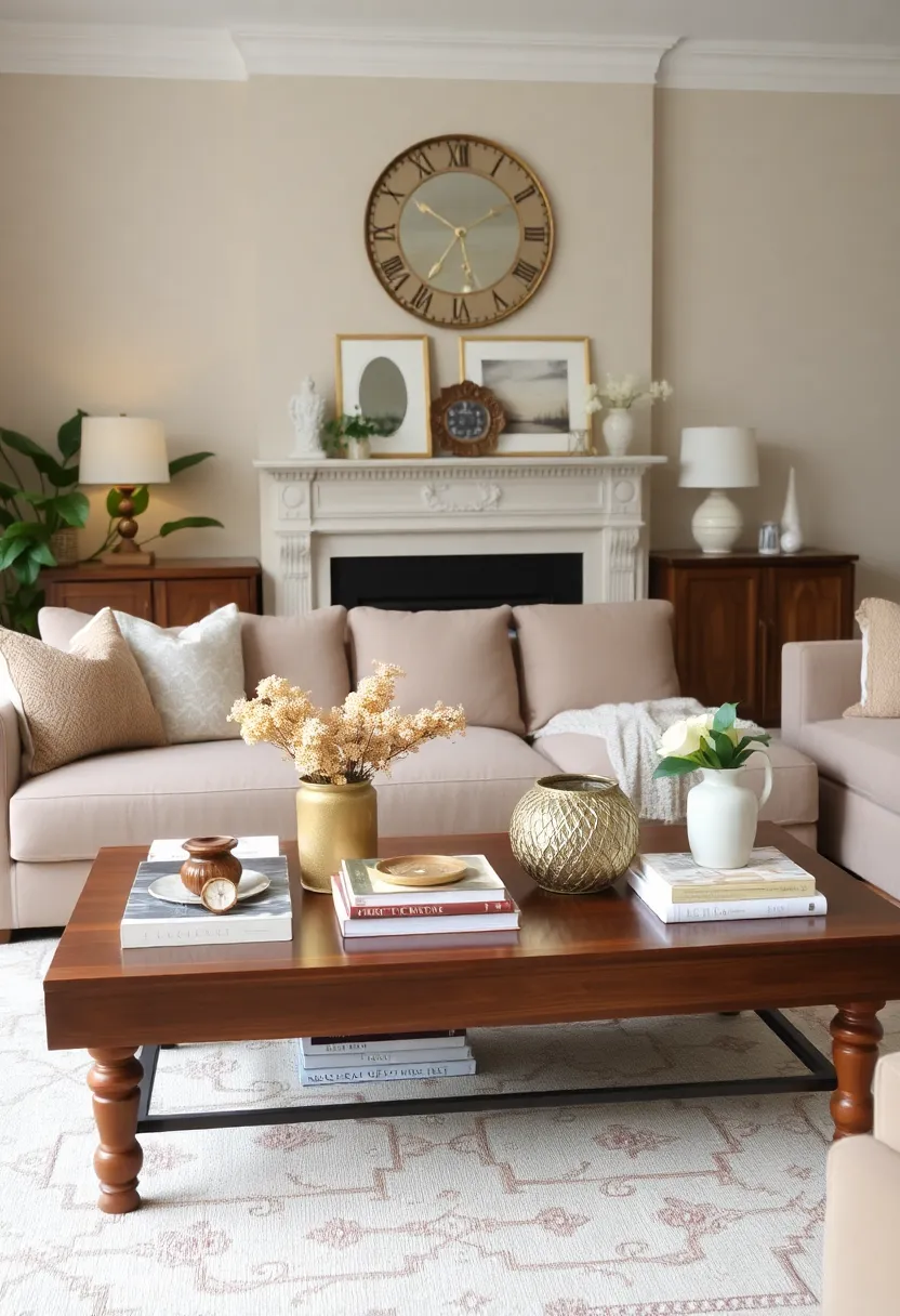 27 Cozy Living Room Ideas That Make Any Space Feel Inviting - 20. Coffee Table Styling