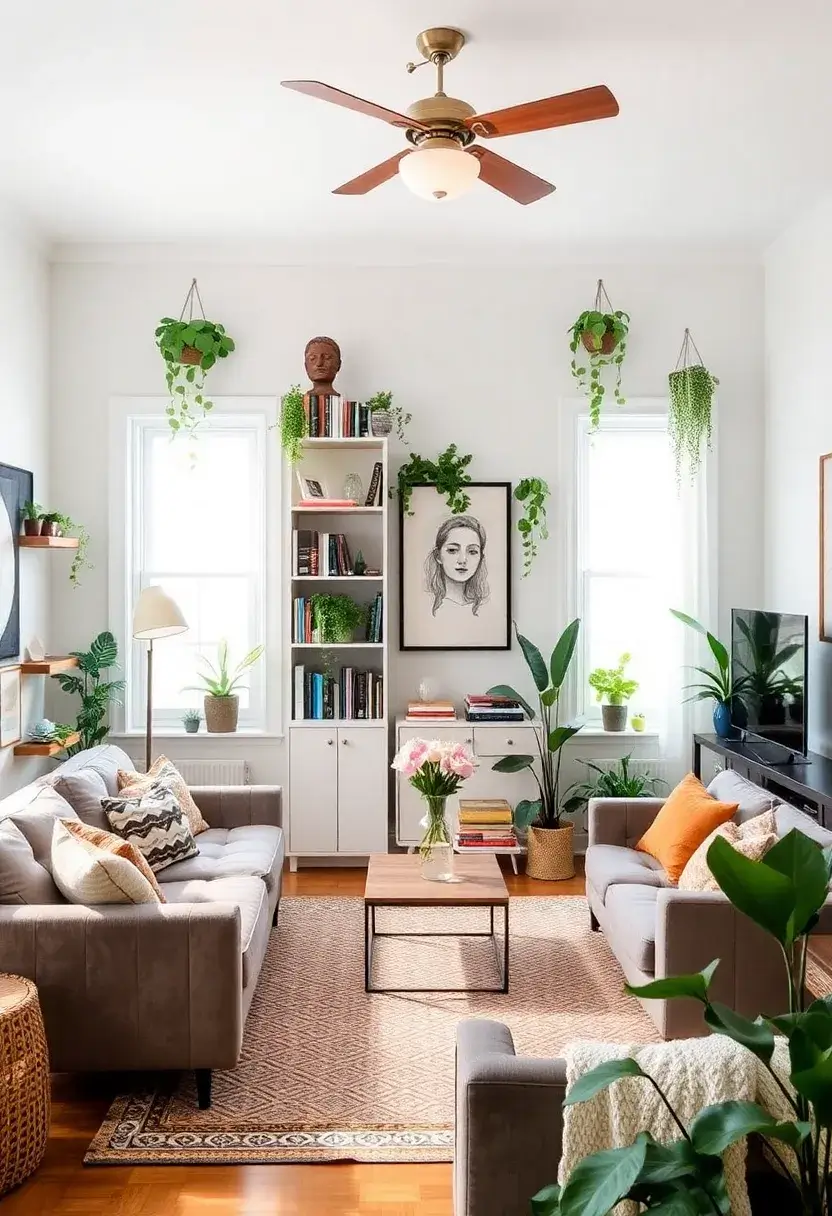 27 Cozy Living Room Ideas That Make Any Space Feel Inviting - 22. Maximize Vertical Space