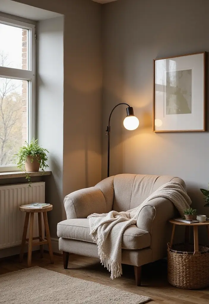 27 Cozy Living Room Ideas That Make Any Space Feel Inviting - 6. Cozy Corner Nooks