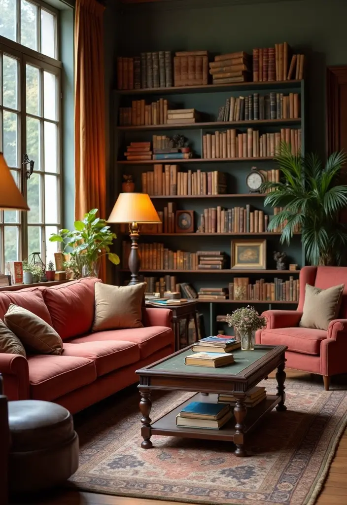 27 Cozy Living Room Ideas That Make Any Space Feel Inviting - 7. Vintage Finds