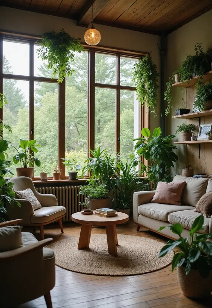 27 Fantasy Living Room Ideas That Feel Dreamlike and Unique - 1. Enchanted Forest Nook