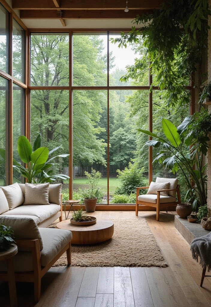 27 Fantasy Living Room Ideas That Feel Dreamlike and Unique - 18. Fantasy Retreat with Nature