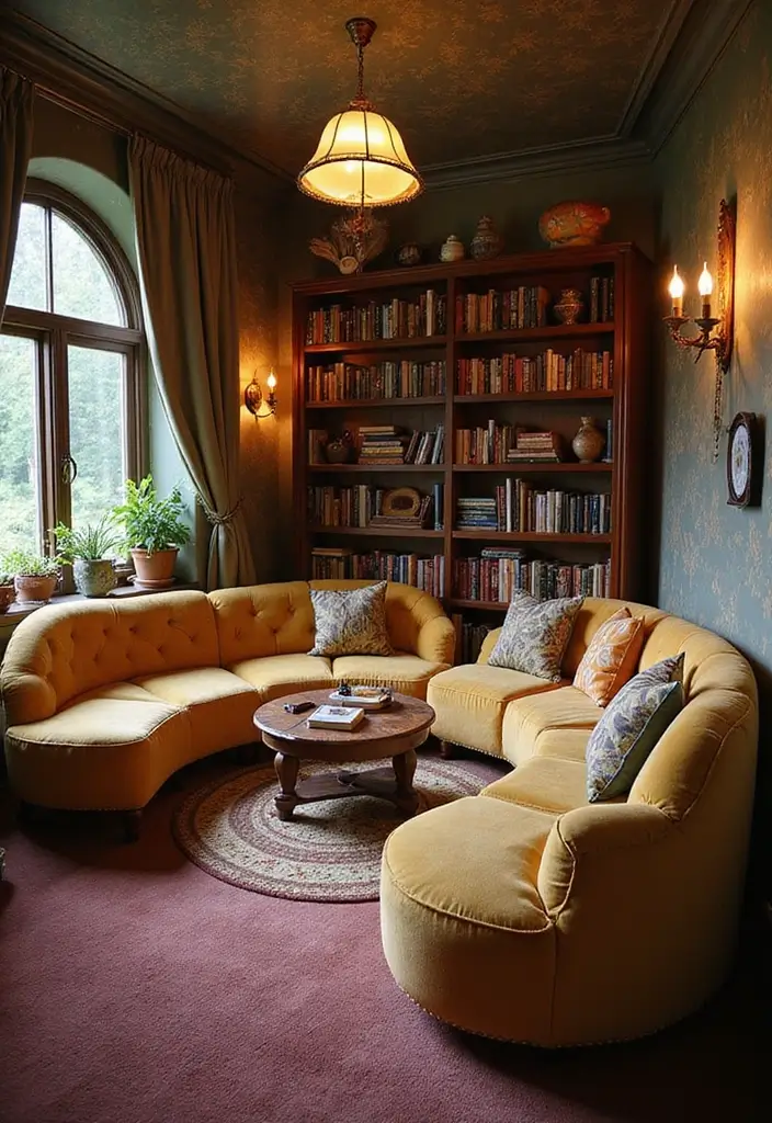 27 Fantasy Living Room Ideas That Feel Dreamlike and Unique - 21. Fairy Tale Reading Room