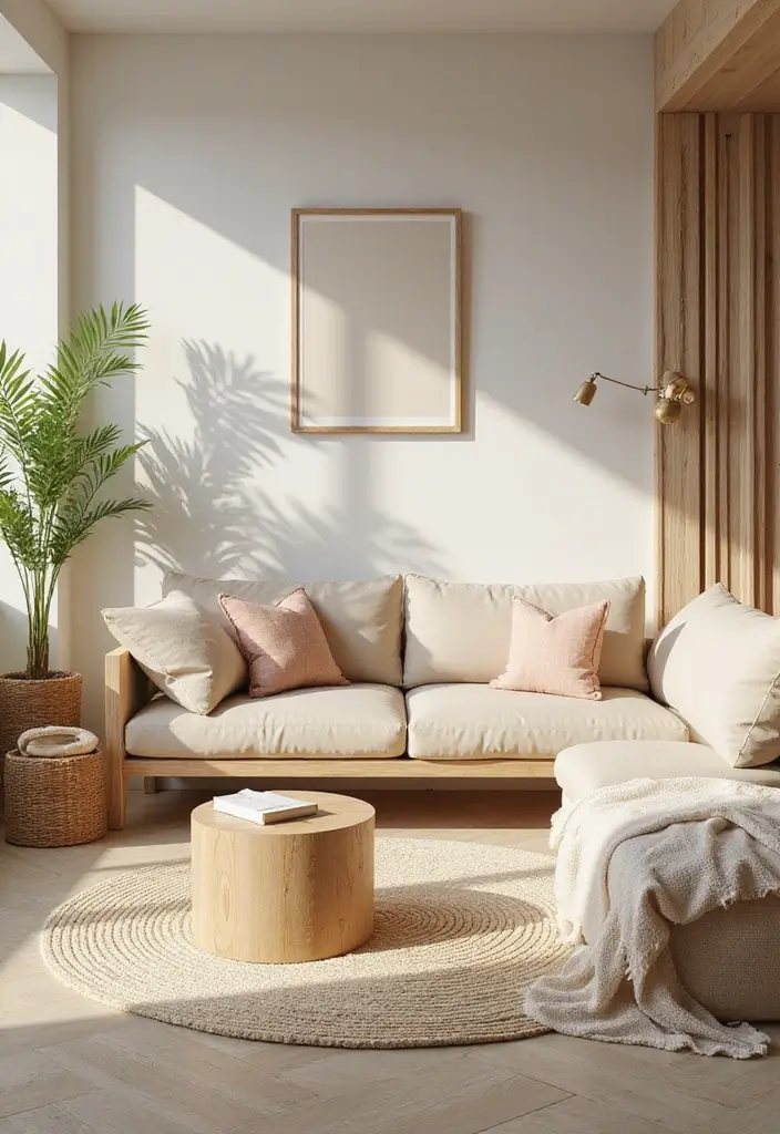 27 Fantasy Living Room Ideas That Feel Dreamlike and Unique - 24. Dreamy Zen Space