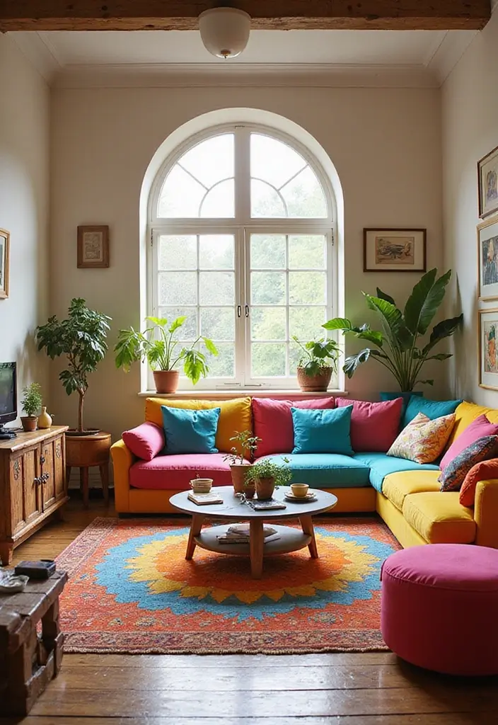 27 Fantasy Living Room Ideas That Feel Dreamlike and Unique - 8. Fantasy World of Color