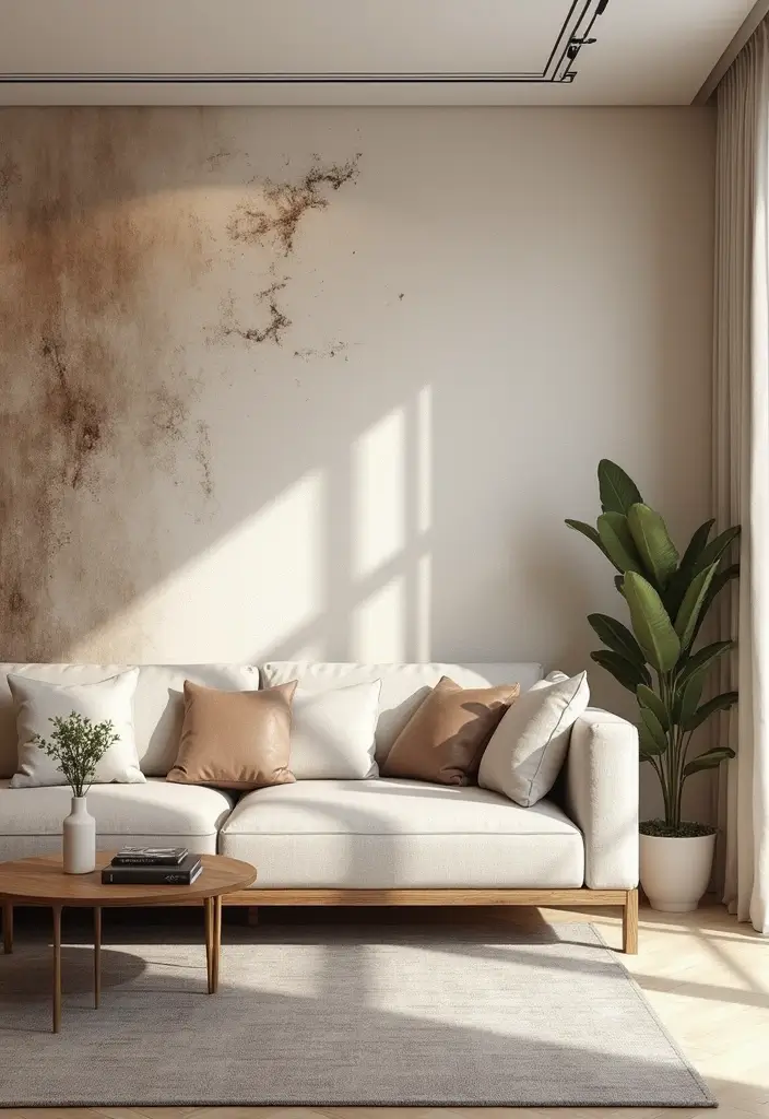 27 Girly Living Room Ideas Apartments That Look Cute and Modern - 11. Textured Walls