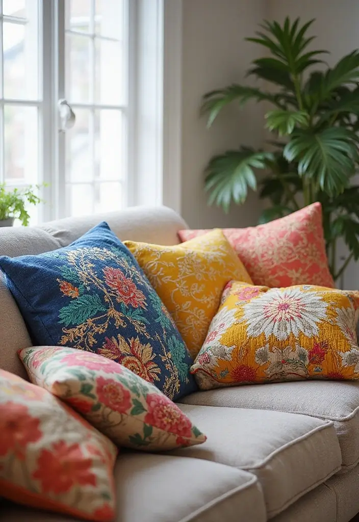 27 Girly Living Room Ideas Apartments That Look Cute and Modern - 26. Chic Throw Pillows