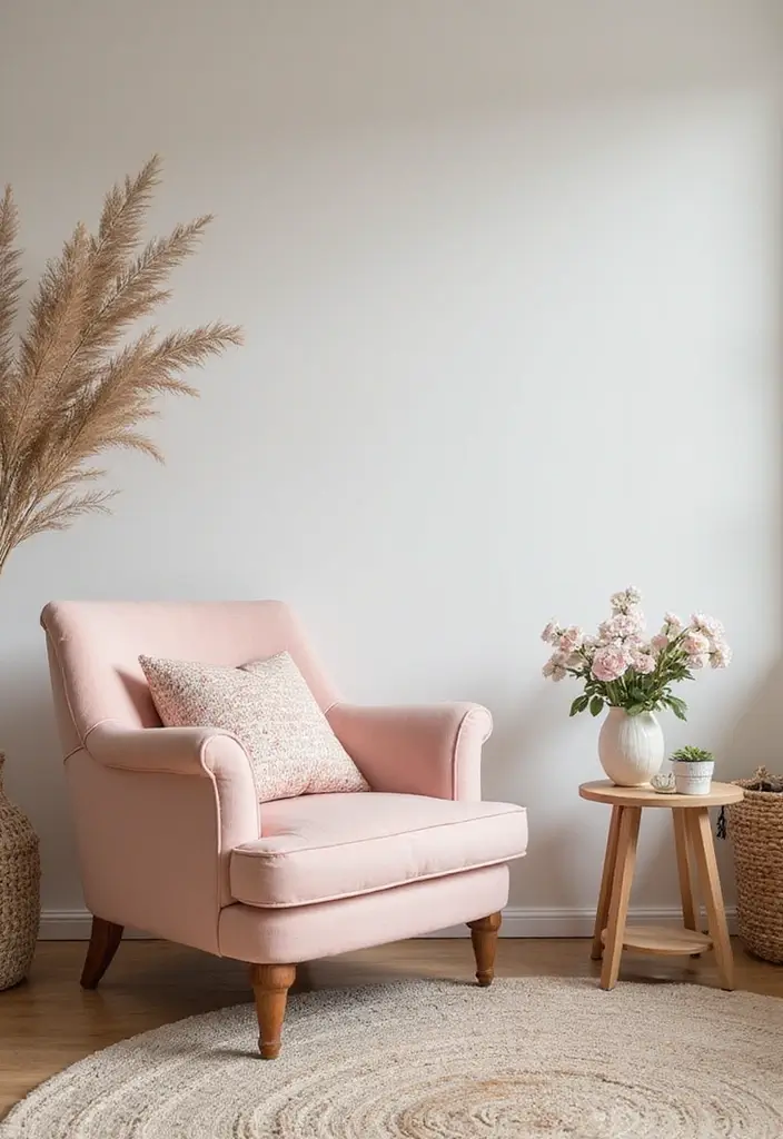 27 Girly Living Room Ideas Apartments That Look Cute and Modern - 7. Feminine Furniture Choices