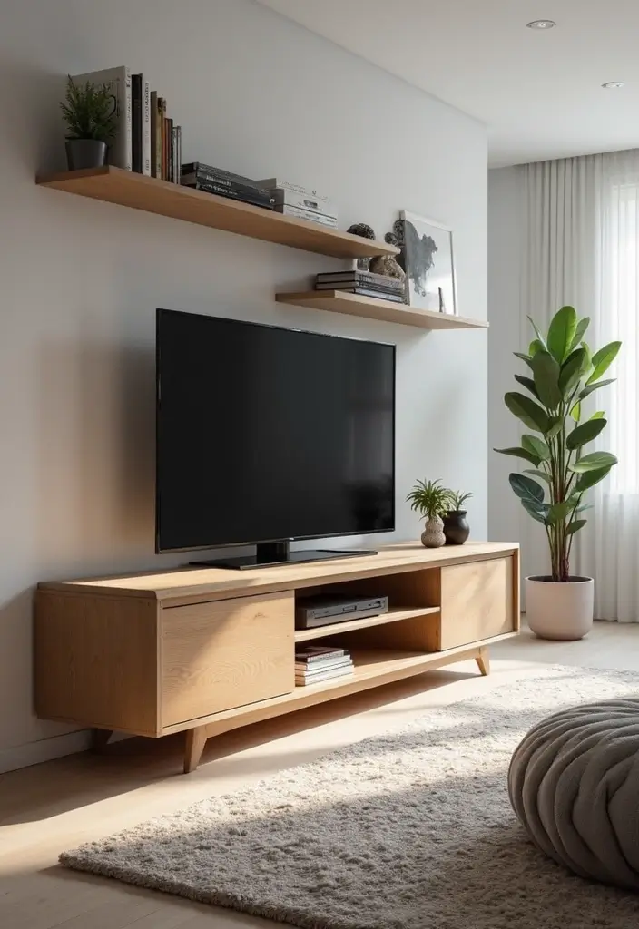 27 Large TV Stand Ideas for Living Room That Look Stylish and Functional - 13. Customizable Modular Stands