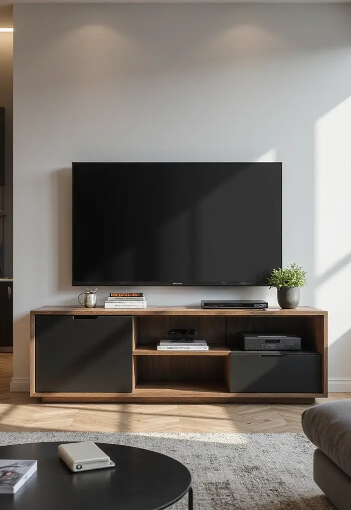 27 Living Room TV Cabinet Designs That Are Functional and Stylish - 9. Smart TV Cabinets