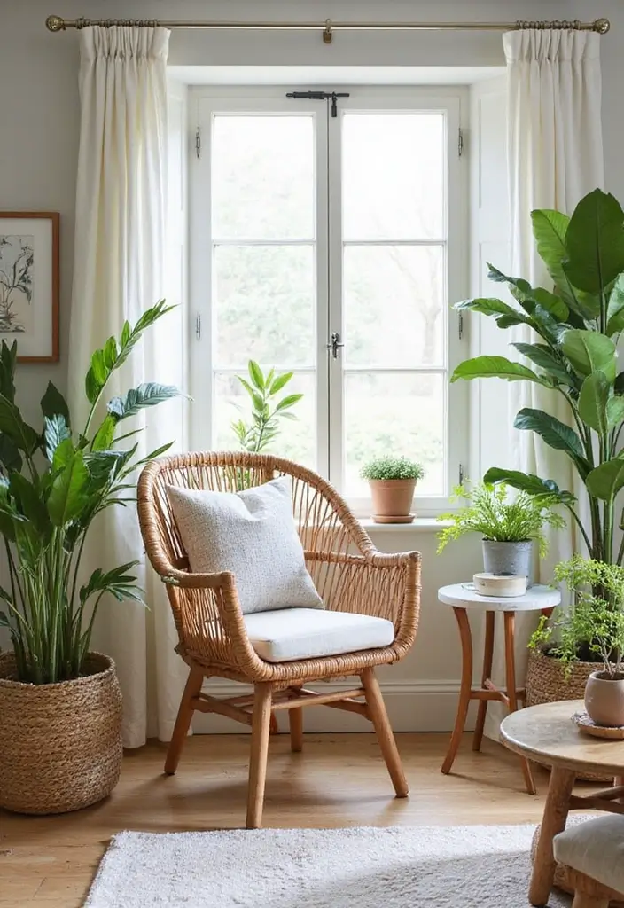 27 Living Rooms With Accent Chairs That Make a Statement - 14. Outdoor Inspiration