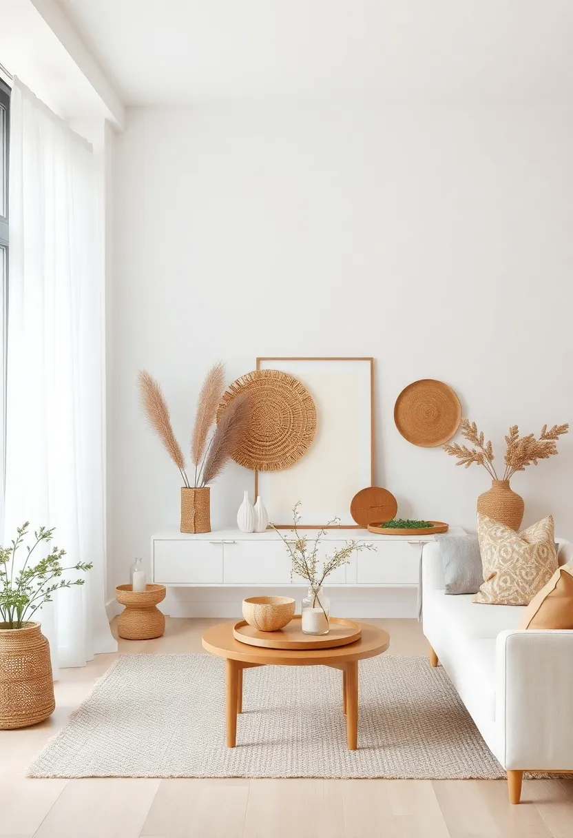 27 Organic Neutral Living Room Ideas That Feel Calm and Minimal - 15. Simple Decorative Accessories