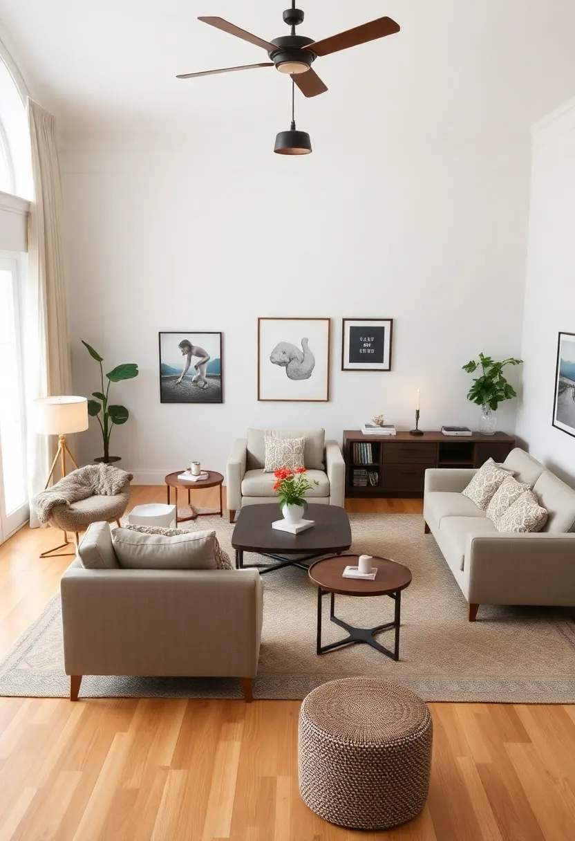 27 Organic Neutral Living Room Ideas That Feel Calm and Minimal - 24. Thoughtful Layout