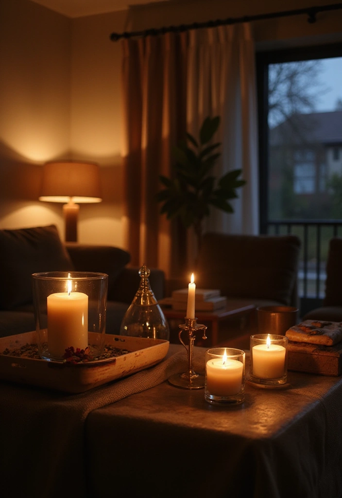 27 Southwest Living Room Decor Ideas That Feel Warm and Rustic - 14. Soft Lighting Options