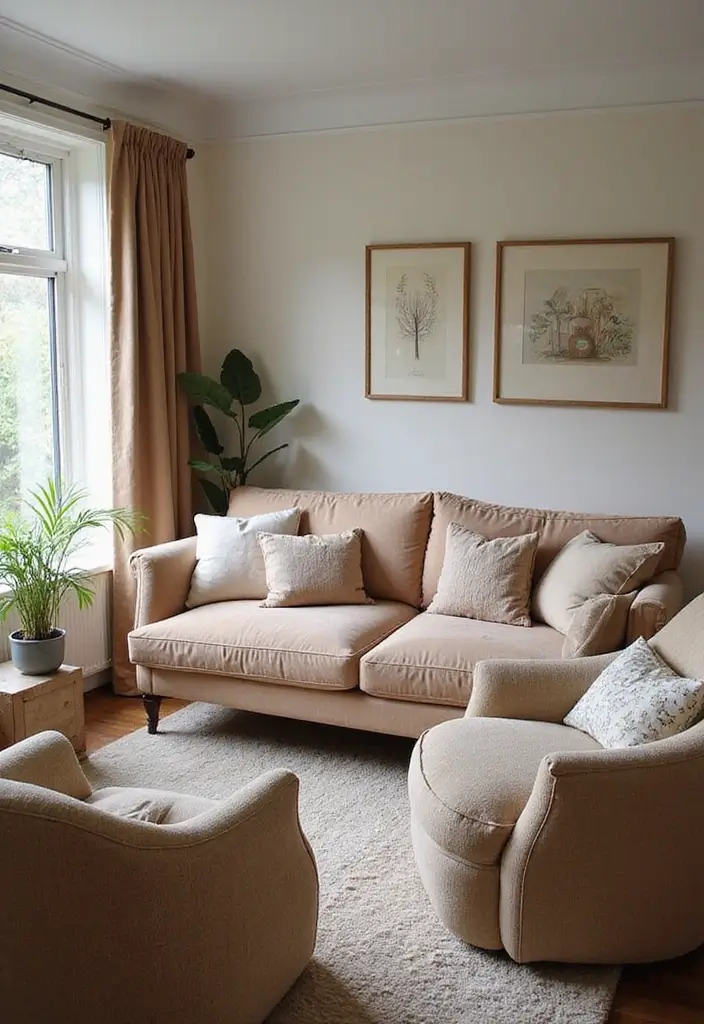 27 Southwest Living Room Decor Ideas That Feel Warm and Rustic - 7. Cozy Seating Arrangements