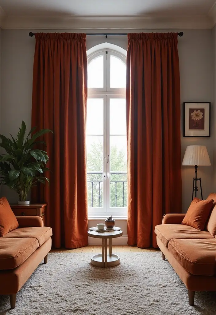 27 Velvet Curtains Living Room Ideas That Feel Luxurious and Cozy - 27. Personal Touch with Velvet