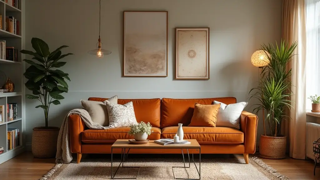 28 Cognac Couch Living Room Ideas That Feel Warm and Modern