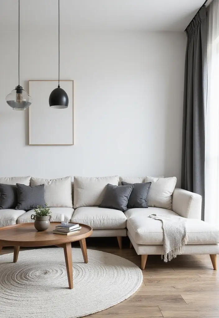 28 Country Modern Living Room Ideas That Blend Rustic and Sleek - 11. Minimalist Decor