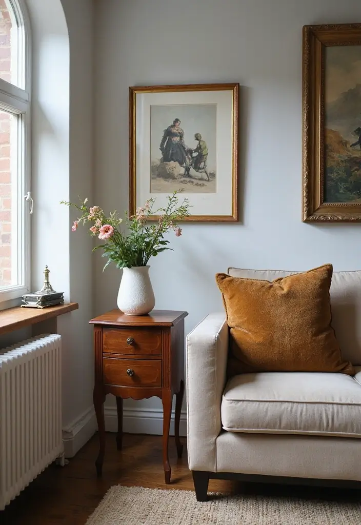 28 Country Modern Living Room Ideas That Blend Rustic and Sleek - 23. Blending Old and New