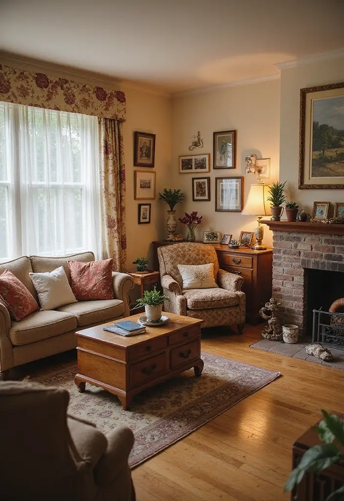 28 Country Modern Living Room Ideas That Blend Rustic and Sleek - 25. Personal Touches