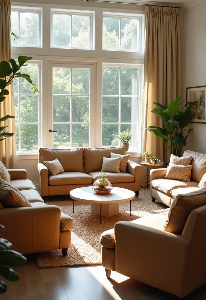 28 Country Modern Living Room Ideas That Blend Rustic and Sleek - 27. Family-Friendly Layout