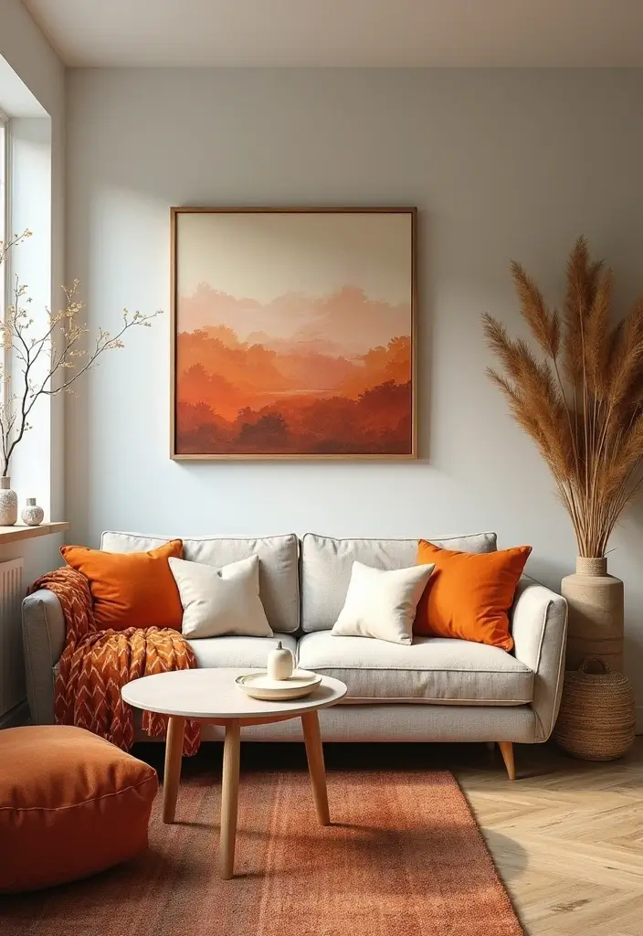 28 Funky Living Room Ideas That Add Character and Fun - 27. Seasonal Decor Swaps