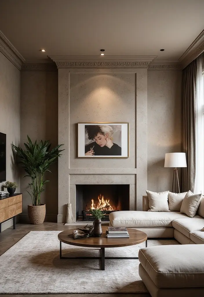 28 Girl Living Room Ideas That Feel Feminine and Stylish - 19. Textured Walls