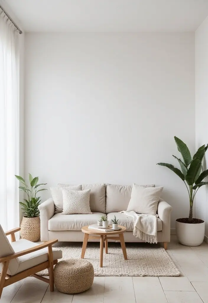 28 Girl Living Room Ideas That Feel Feminine and Stylish - 24. Minimalist Decor