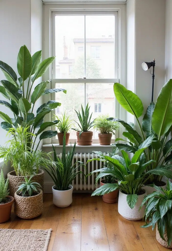 28 Girl Living Room Ideas That Feel Feminine and Stylish - 26. Indoor Plants