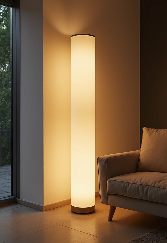 28 Living Room Floor Lamp Ideas That Add Light and Personality - 4. LED Floor Lamps