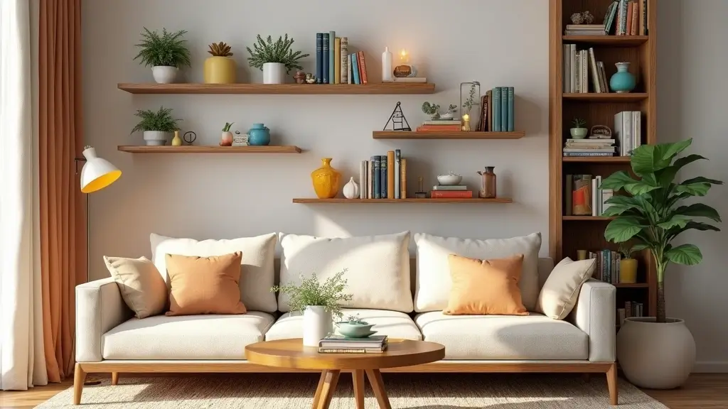 28 Living Room With Shelves Ideas That Add Storage and Charm