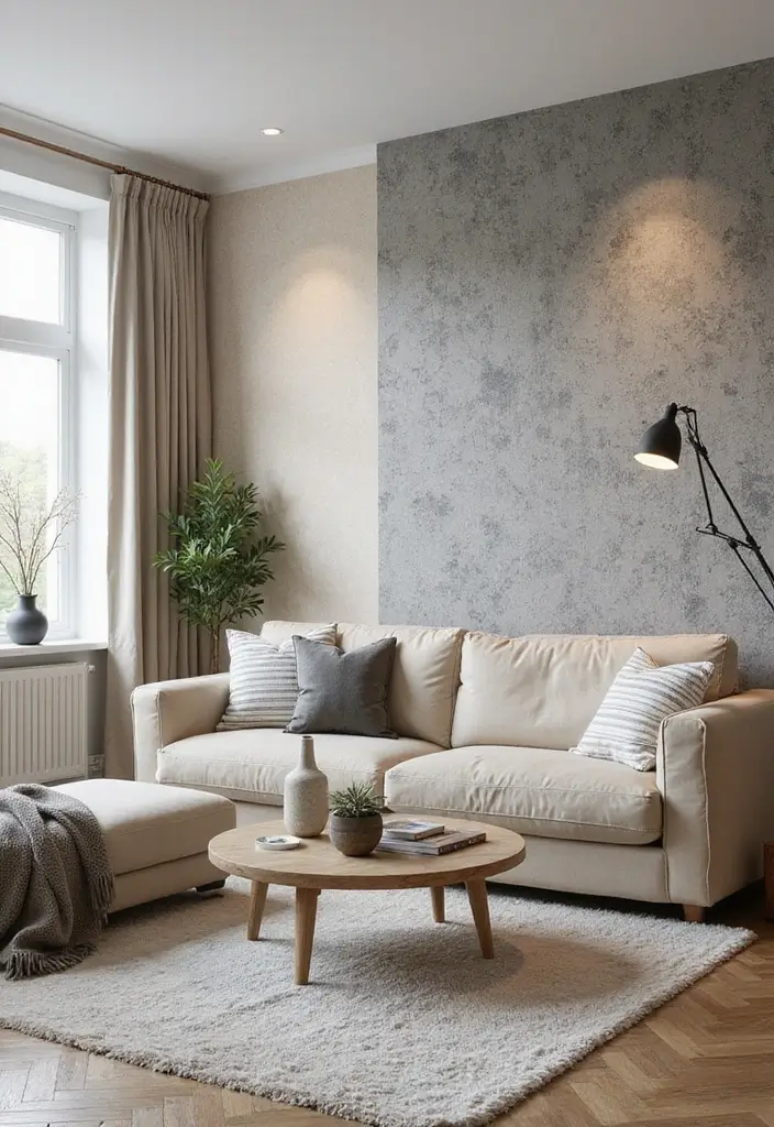 28 Painted Accent Walls in Living Room Ideas That Transform Your Space - 16. Textured Wall Treatments