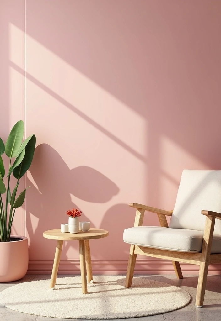 28 Painted Accent Walls in Living Room Ideas That Transform Your Space - 7. Playful Pastel Palette