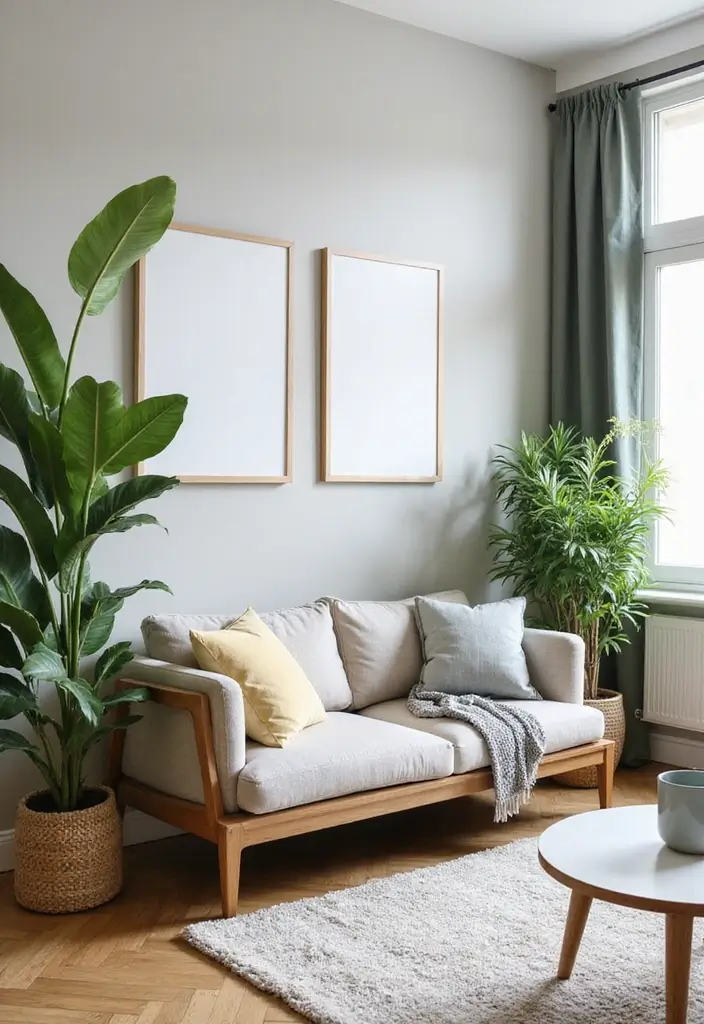 28 Plants in Living Room Ideas That Bring Nature Indoors - 23. Faux Plant Decor