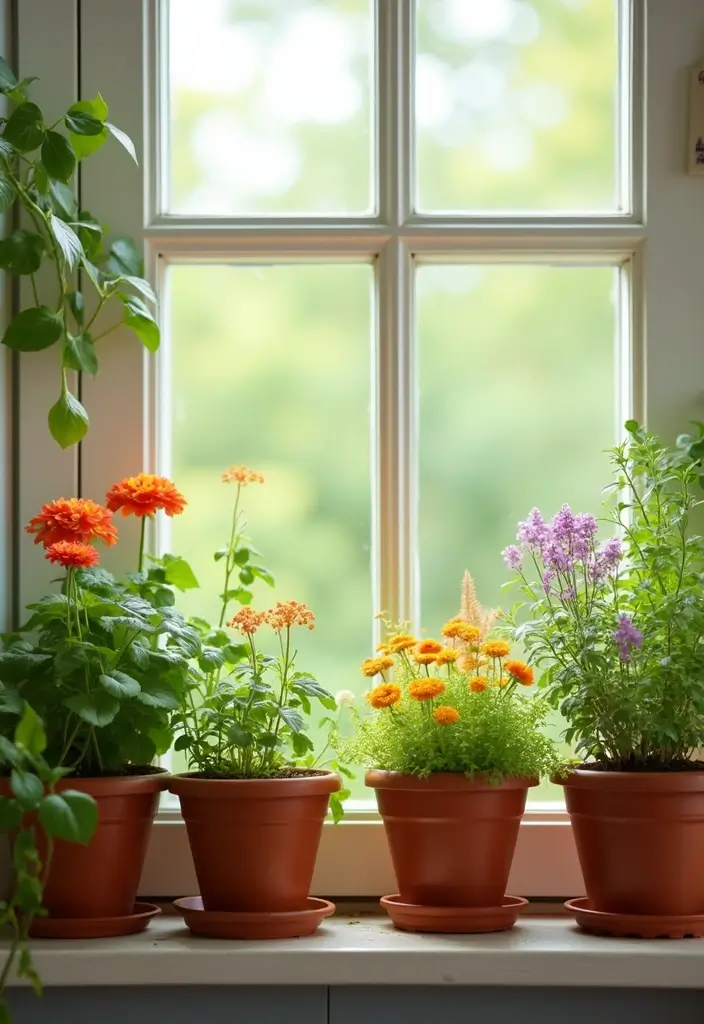 28 Plants in Living Room Ideas That Bring Nature Indoors - 27. Small Terracotta Gardens