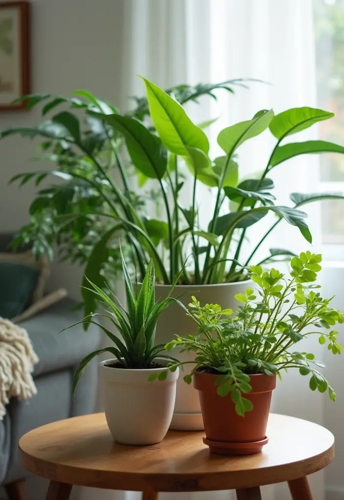 28 Plants in Living Room Ideas That Bring Nature Indoors - 8. Grouping Plants