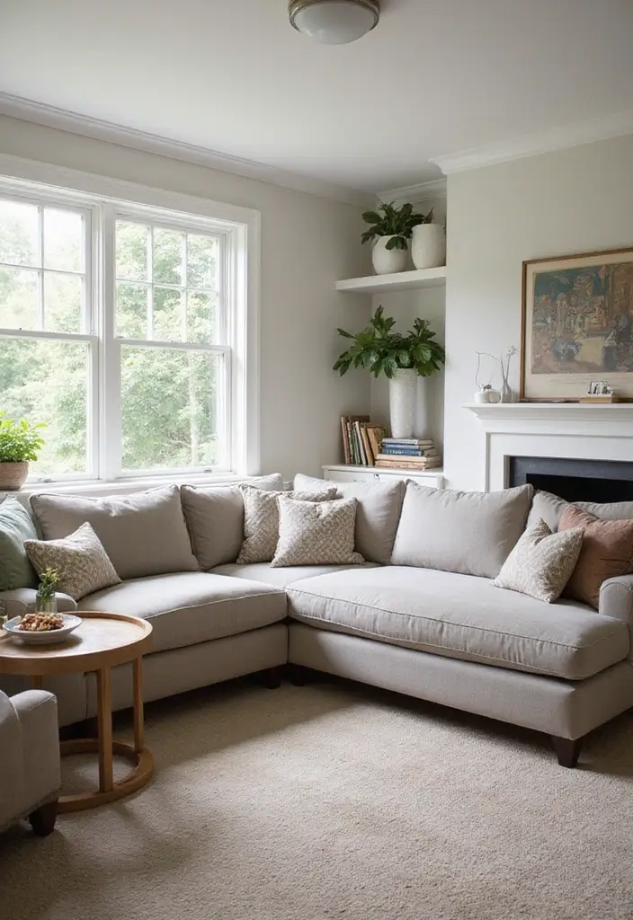 28 Sectional Living Room Ideas That Maximize Seating and Style - 21. Sectionals with Chaise Lounge Extensions