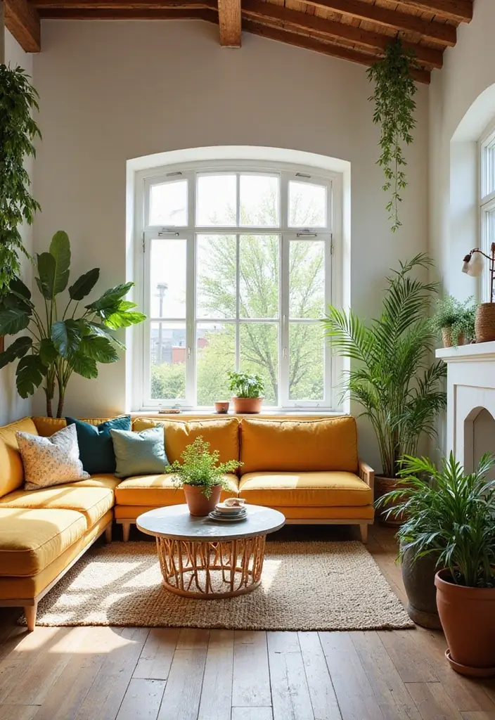 28 Sectional Living Room Ideas That Maximize Seating and Style - 9. Outdoor-Inspired Sectionals