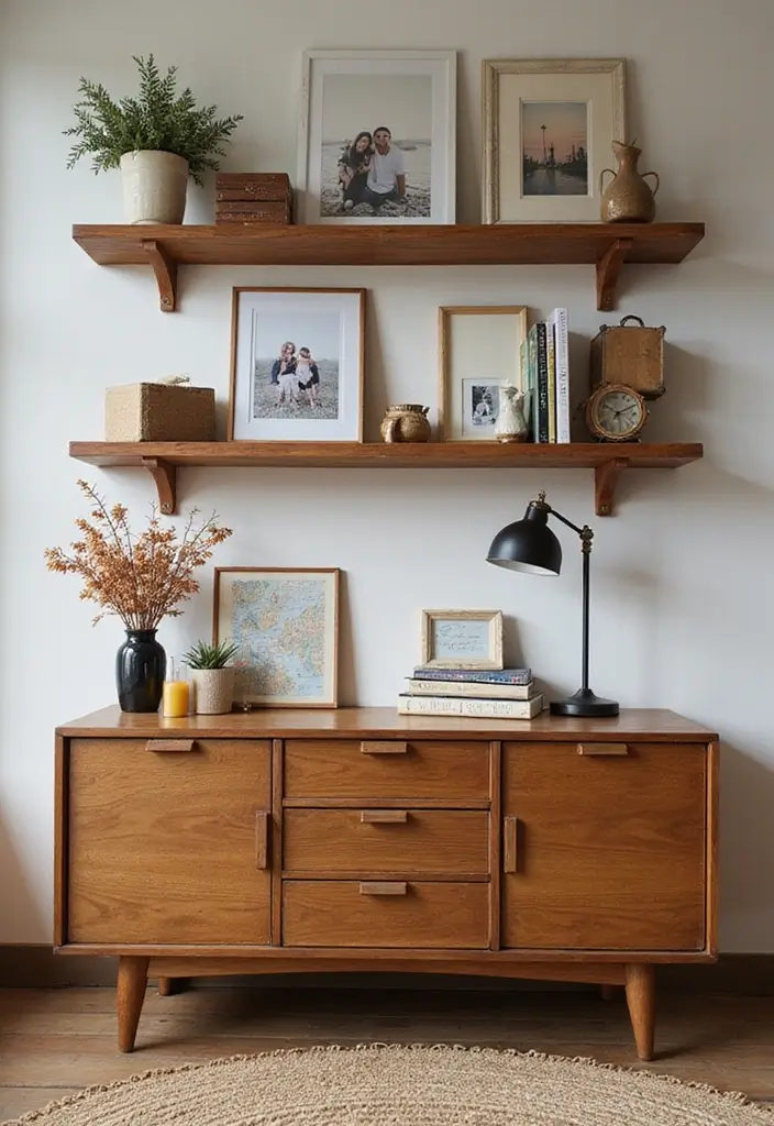 28 Wall Units Living Room Built Ins That Look Custom and Smart - 22. Personal Touches