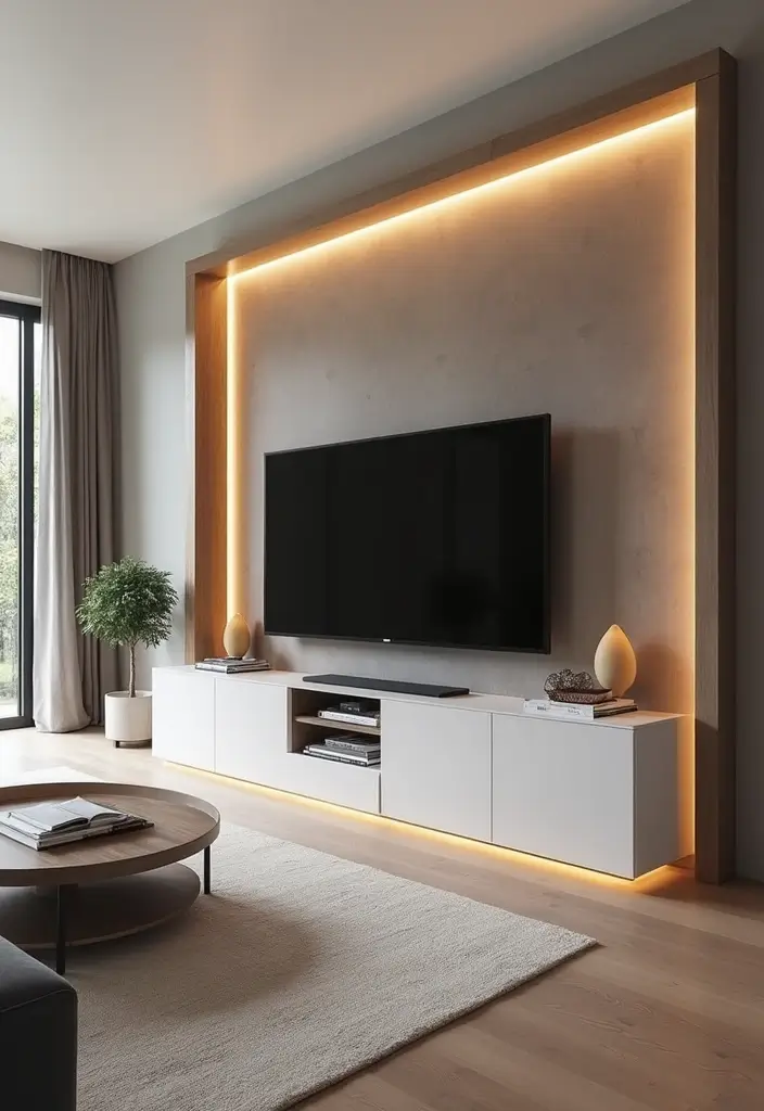 28 Wall Units Living Room Built Ins That Look Custom and Smart - 23. Recessed Wall Units