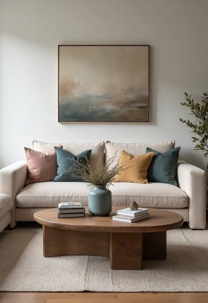 29 Dark Gray Living Room Ideas That Look Modern and Sophisticated - 11. Statement Coffee Tables