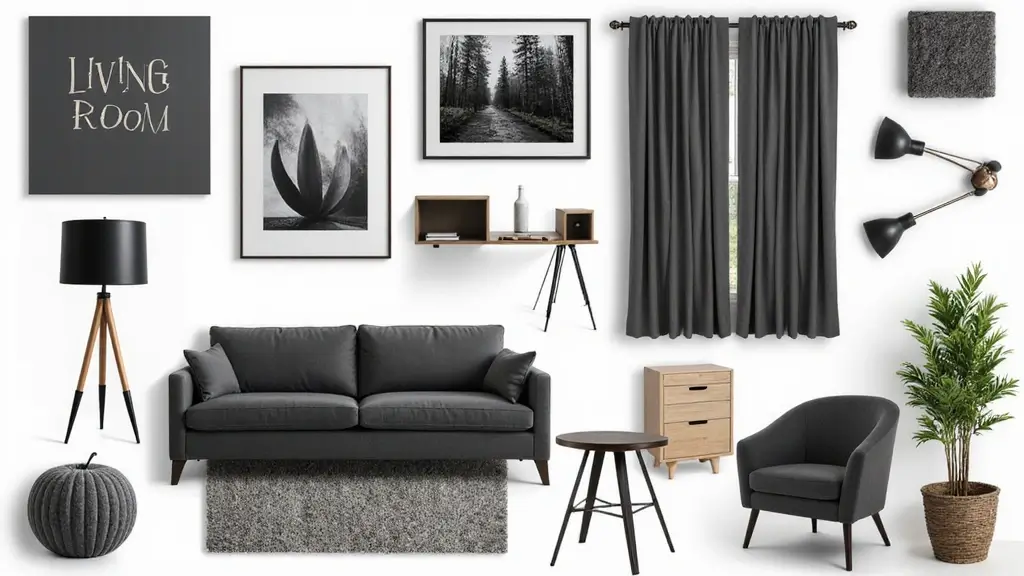 29 Dark Gray Living Room Ideas That Look Modern and Sophisticated