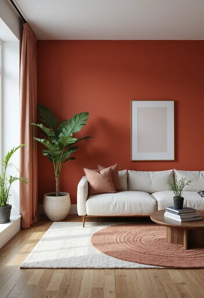 29 Decor Wall in Living Room Ideas That Add Personality and Depth - 3. Bold Accent Walls