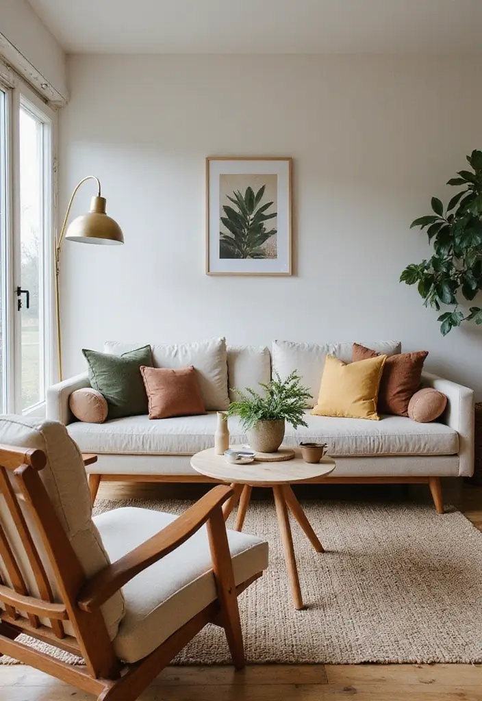 29 Earthy Green Living Room Ideas That Bring Peaceful Vibes - 9. Sustainable Decor