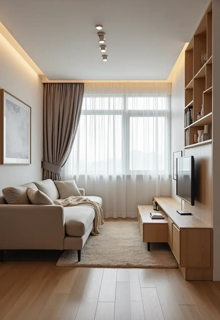 29 Grey Small Living Room Ideas That Feel Spacious and Light - 4. Multi-Functional Furniture